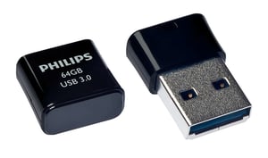 Philips Pico Edition 3.0 pamięć USB 64 GB USB Typu-A 3.2 Gen 1 (3.1 Gen 1) Czarny