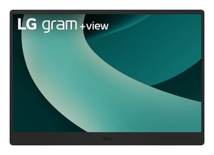 LG 17MT70 Tragbarer Monitor Schwarz, Edelstahl 43,2 cm (17") LED 2560 x 1600 px