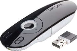 Targus Laser Presentation Remote – trådlös fjärrkontroll, svart, grå
