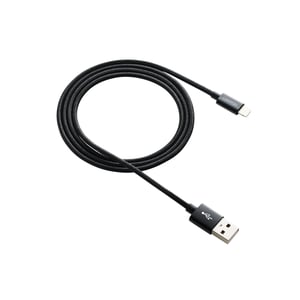 Canyon CNE-CFI3B kabel do telefonu Czarny 1 m USB A Lightning