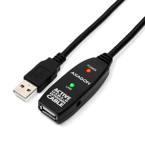 Axagon ADR-205 USB-Kabel USB 2.0 5 m USB A Schwarz