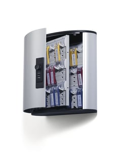 Durable Key Box 36 Code Aluminum Silver