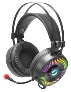 SPEEDLINK QUYRE RGB 7.1 Kopfhörer-Set, kabelgebunden, Kopfbügel, Gaming, USB Typ A, schwarz