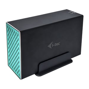 i-tec CAMYSAFEDUAL35 Hard Drive Enclosure HDD Enclosure Black 3.5"