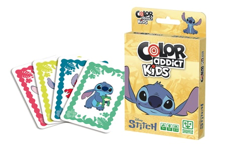 Shuffle 11111111 gra planszowa Color Addict Kids Stitch 15 min Gra karciana Pasująca strona