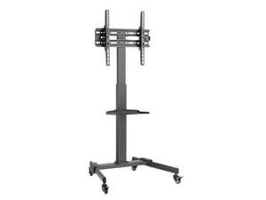 Equip 650607 Multimedia-Ständer, schwarz, flache Blende, Multimedia-Karte