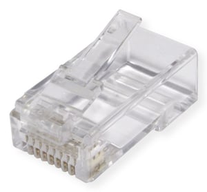 ROLINE 21.17.3098 RJ-45-Stecker, Gold, transparent