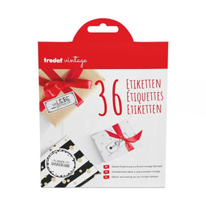 Trodat 162616 selbstklebende Etiketten, weiß, 36 Stück.