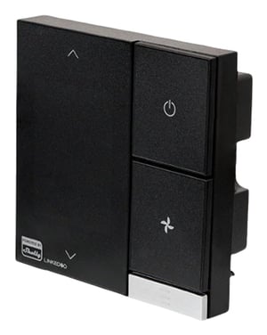 Shelly LinkedGo smartes HVAC-Thermostat termostat Czarny
