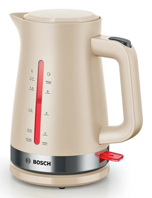 Bosch MyMoment Wasserkocher 1,7 l, 2400 W, cremefarben