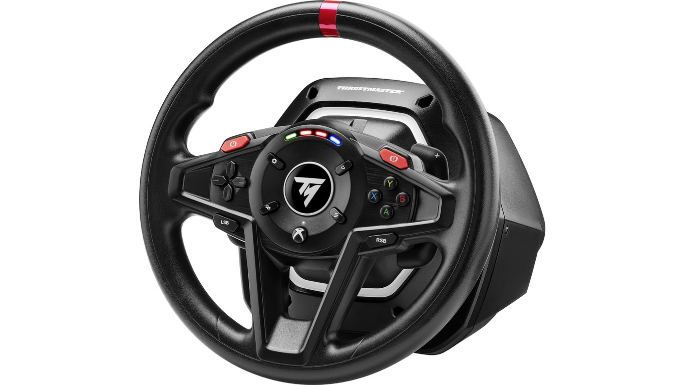 Thrustmaster T128 Czarny USB Kierownica + pedały Analogowa/Cyfrowa PC, Xbox One, Xbox Series S, Xbox Series X, Xbox One X, Xbox One S