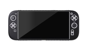 NACON SWITCHNEWGLOVEBLACK Schutzhülle für tragbare Nintendo-Spielkonsolen, Silikon, schwarz