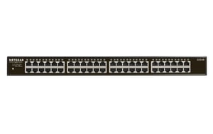 NETGEAR GS348 Icke-hanterad Gigabit Ethernet (10/100/1000) 1U Svart