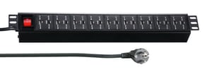 EFB Elektronik EK631USB.1,5 rozgałęziacz 3 m Wewnętrzna Czarny