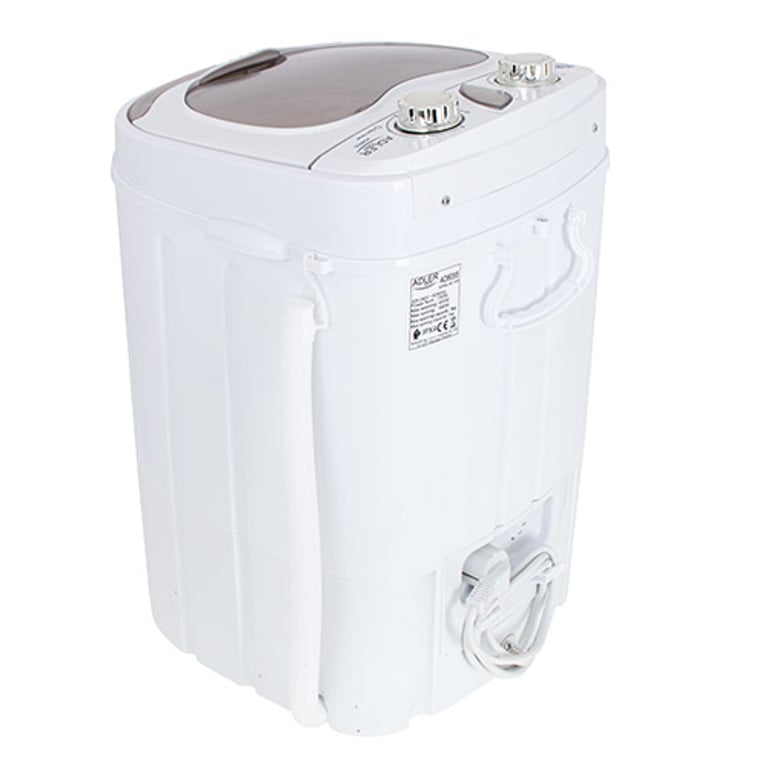 Adler AD 8055 pralka Od góry 3 kg Kremowy, Biały