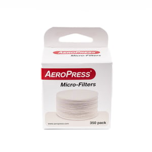 AeroPress 81R24 kaffefilter 350 st. Vit kopp Återanvändbart filter