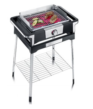 Severin PG 8117 BOOST S Grill El Svart, Silver 3000 W