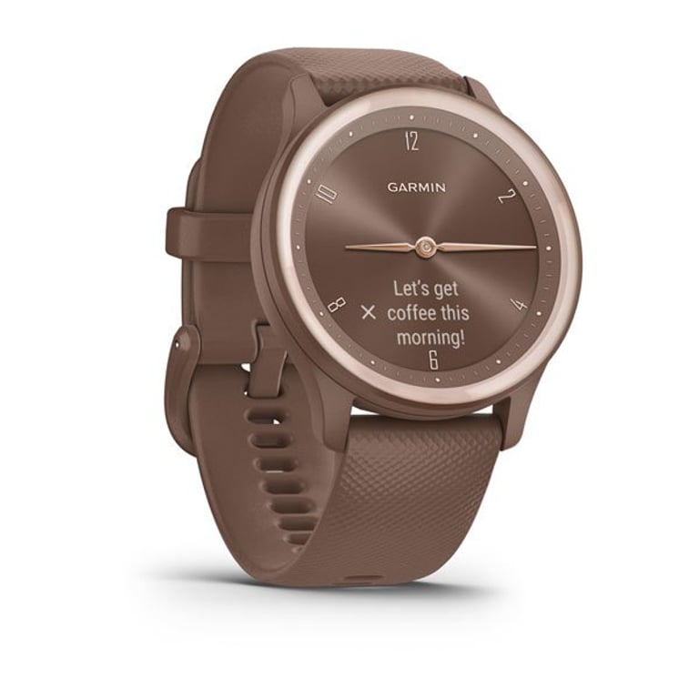 фото Смарт-годинник Garmin Vivomove Sport Cocoa Case and S. Band w. P. Gold Accents (010-02566-02)