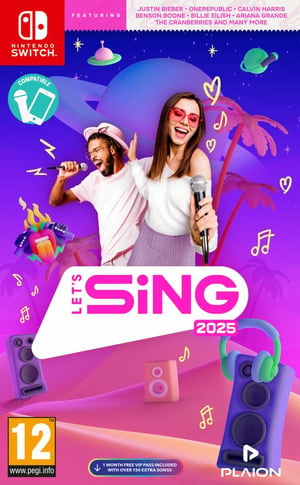 GAME Let's Sing 2025 Standardowy Angielski Nintendo Switch