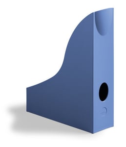 Durable ECO Magazine Rack, Plastic, Blue
