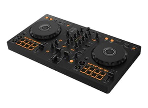Pioneer DDJ-FLX4 programstyrd DJ-kontroller, 2 kanaler. Svart