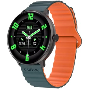 Canyon CNS-SW69BG Smartwatch / Sportuhr 3,3 cm (1,3") LTPS 44 mm Digital 360 x 360 px Touchscreen Schwarz