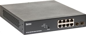 Barox RY-GSP17-10 przełącznik sieciowy Nie zarządzany Gigabit Ethernet (10/100/1000) Obsługa PoE