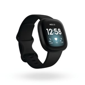 Fitbit Versa 3 AMOLED 40 mm Cyfrowy Ekran dotykowy Czarny Wi-Fi GPS