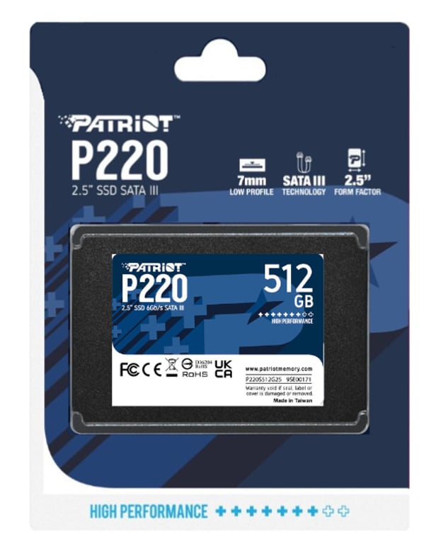 Patriot Memory P220 512GB 2.5" SATA III