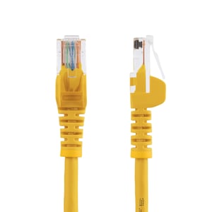 StarTech 45PAT1MYL kabel sieciowy Żółty 1 m Cat5e U/UTP (UTP)