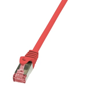LogiLink 10m Cat.6 S/FTP Network Cable, Red Cat6 S/FTP (S-STP)