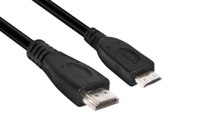 CLUB3D Mini-HDMI™-zu-HDMI™-2.0-4K-60-Hz-Kabel, 1 m / 3,28 ft