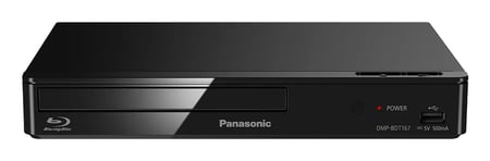 Panasonic DMP-BDT167AG odtwarzacz DVD/Blu-ray Odtwarzacz Blu-Ray Kompatybilność 3D Czarny
