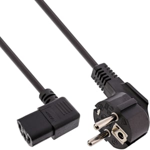 InLine 16752N kabel zasilające Czarny 1 m