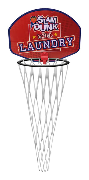 Mad Monkey 2000095 Laundry Basket Blue, Red, White