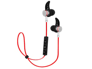BLOW Sport-Fit Zestaw słuchawkowy Bezprzewodowy Douszny Bluetooth Czarny, Czerwony