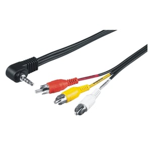 M-Cab 3.5mm - 3x RCA M/M 1.5m kabel audio 1,5 m 3 x RCA Czarny
