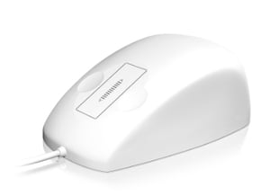 KeySonic KSM-5030M-W mus Kontor Tvåhands USB Typ A