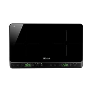 Girmi PI51 Svart Bordsskiva 56 cm Induktionshäll med 2 kokzoner