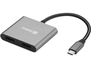 Sandberg 136-44 externe USB-Grafikkarte, grau