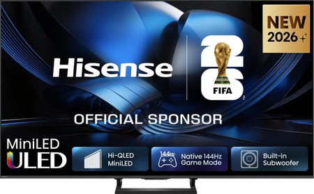 Hisense 55U7SE Telewizor 139,7 cm (55") 4K Ultra HD Smart TV Wi-Fi Czarny, Szary