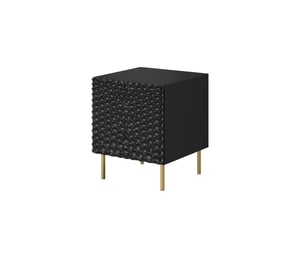 Cama Szafka nocna HOLE 2 szt. 44x40,5x53,5 cm czarny mat