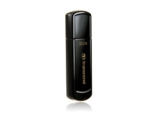 Transcend JetFlash 350 USB-minne 32 GB USB Typ A 2.0 Svart
