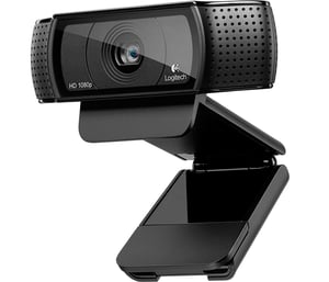 Logitech HD Pro Webcam C920 Webcam 1920 x 1080 px USB 2.0 Schwarz