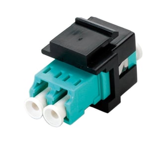ROLINE fiberoptisk Keystone-kontakt, LC Duplex, multimode, OM3-kabel InfiniBand / fiberoptisk