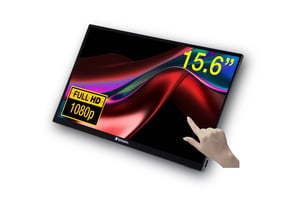 Verbatim 49592 Computermonitor 39,6 cm (15,6") 1920 x 1080 px Full HD LCD-Touchscreen Schwarz