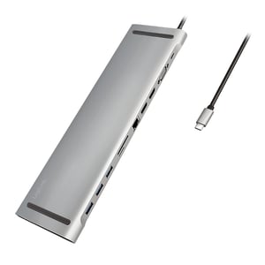 LogiLink UA0373 Wired USB 3.2 Gen 1 (3.1 Gen 1) Type-C Aluminum Docking Station