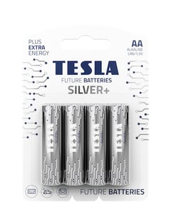 Tesla SILVER+ Disposable AA Alkaline Battery