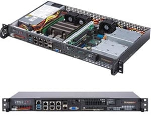 Supermicro SuperServer 5019D-FN8TP Rack (1U) Schwarz