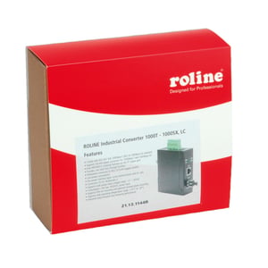 ROLINE Industrial Converter RJ-45, LWL 1000SX/LC Netzwerkkonverter